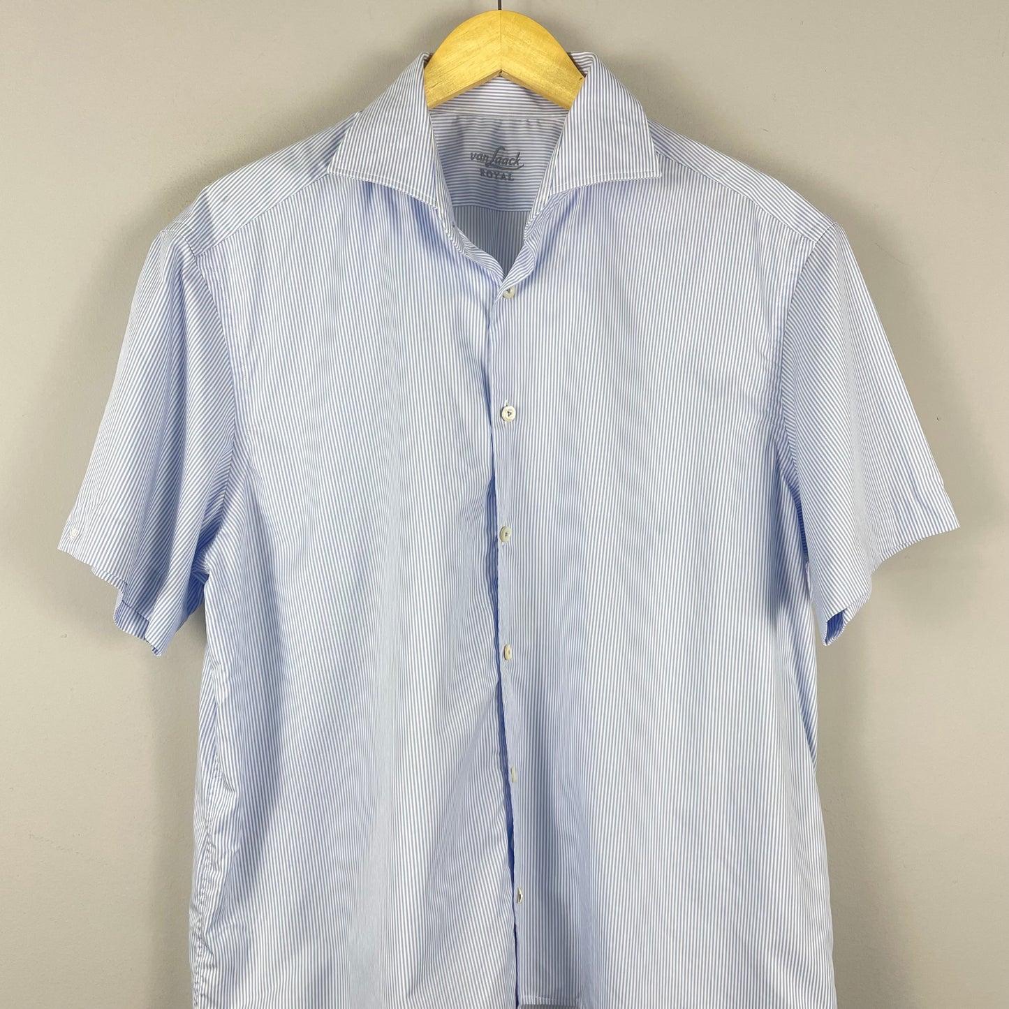 Camisa listrada azul Van Laack