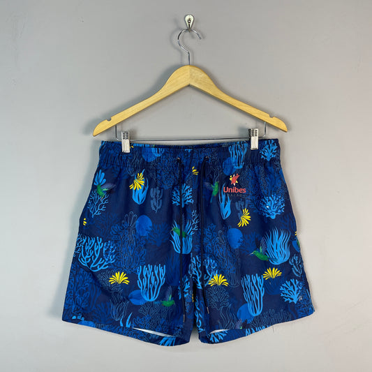 Shorts Azul Estampado Oxer